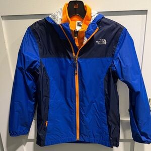 The North Face Vibrant Blue and Orange Kids Jacket